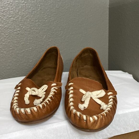 Zodiac Women's Leather Moccasins Loafers Slip On Flat Zac - Picture 2 of 9